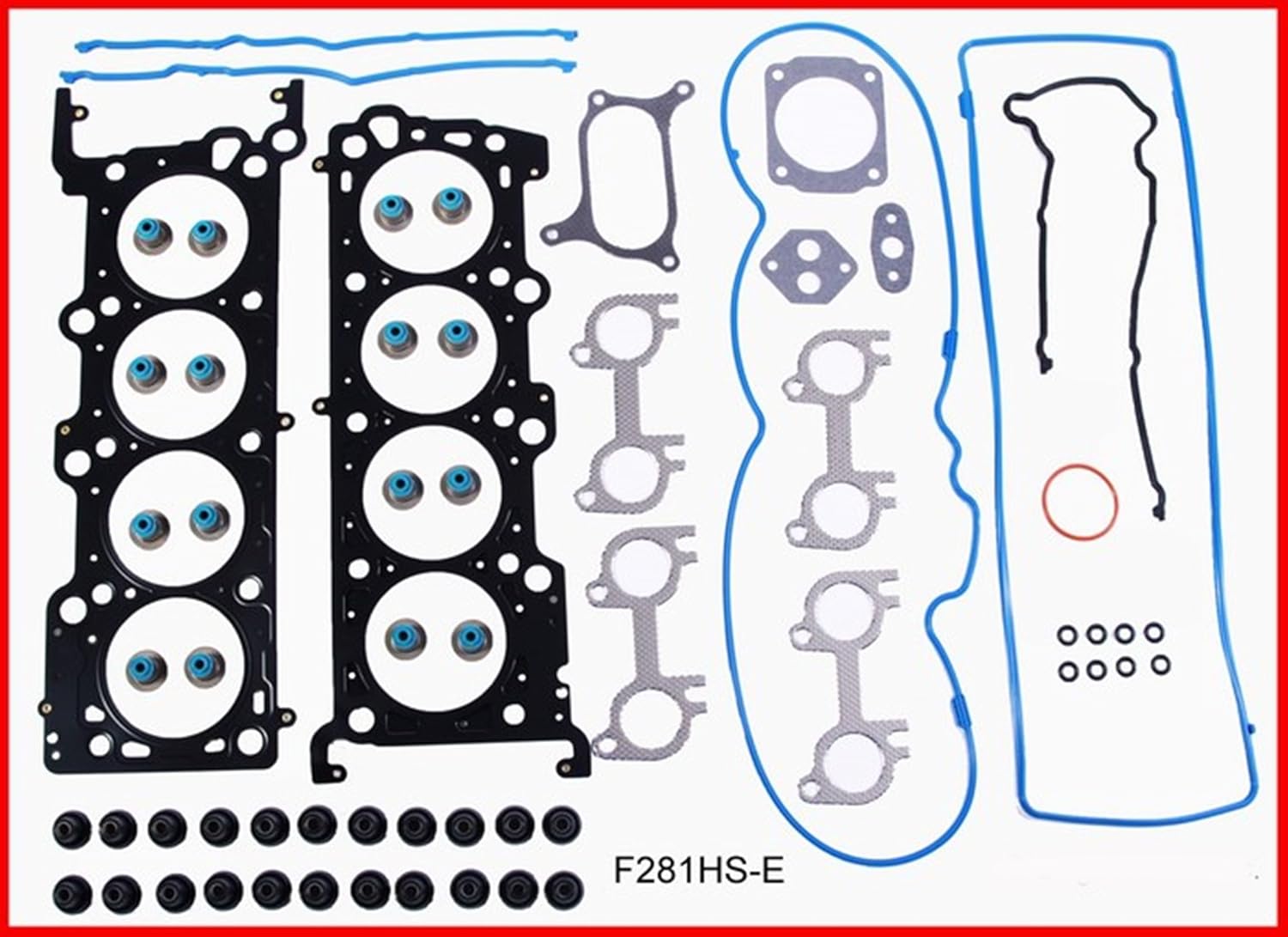 Engine Rebuild Overhaul Kit FITS: 1997-2000 Ford F-Series E-Series 4.6L SOHC V8 16-Valve VIN"W"