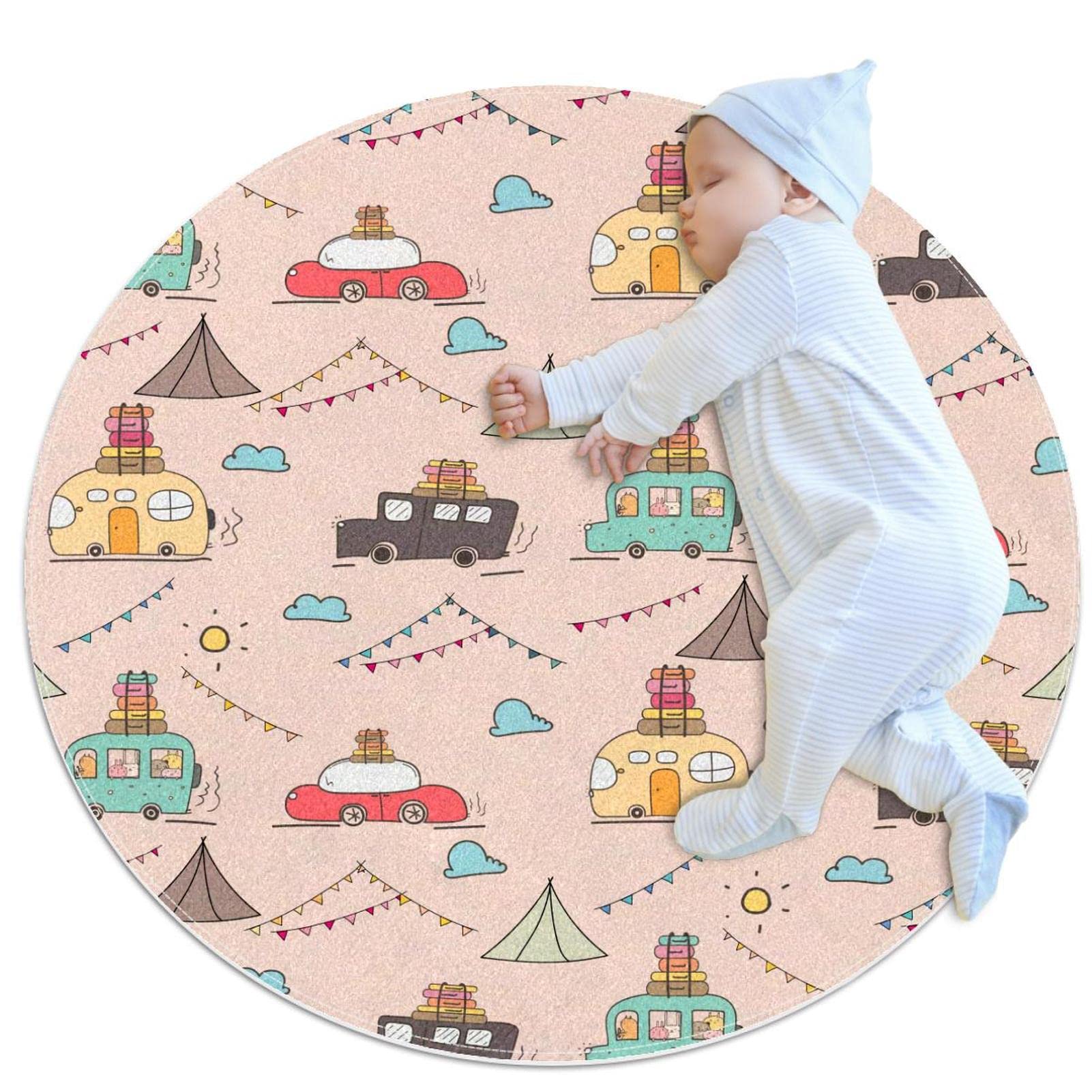 Tapis de chambre lavable pour protéger le sol des enfants JDEZ
