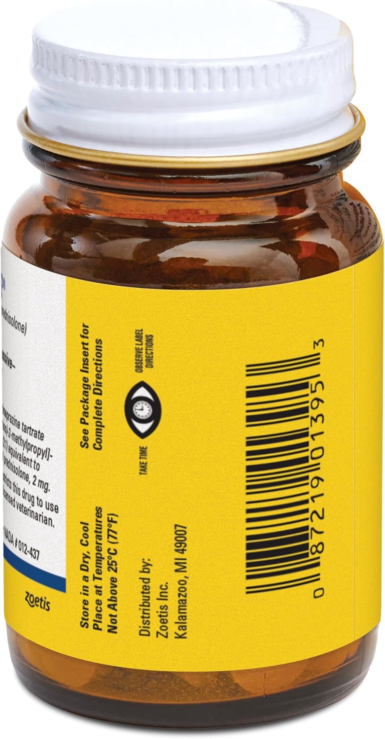 (trimeprazine with prednisolone) for Dogs, 30 Tablets