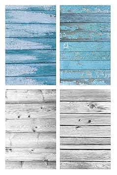 Store2508 (Pack of 2) Flat Lay Flatlay Tabletop Photography Backdrop Background for Food, Jewelry, Cosmetics, Small Product, Photo Pros and More, 56 * 88 cm, (Set R) Multicolour