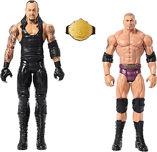 WWE Undertaker Vs Bautista Championship Showdown Action Figure 2-Pack with World Heavyweight Championship
