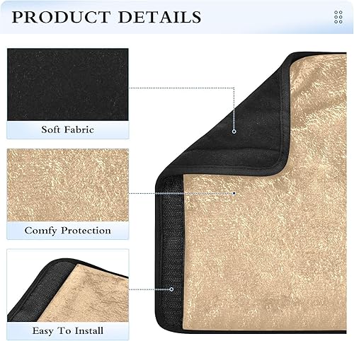 Miniatura 4 de Burly Wood - Funda para cinturón de seguridad para niños, funda suave para correa de asiento de automóvil, funda acolchada para cinturón de