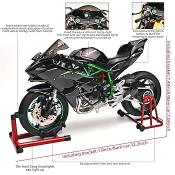 Amazon.com: RZAPE Die Cast Motorcycle 1:6 Scale for Kawasaki