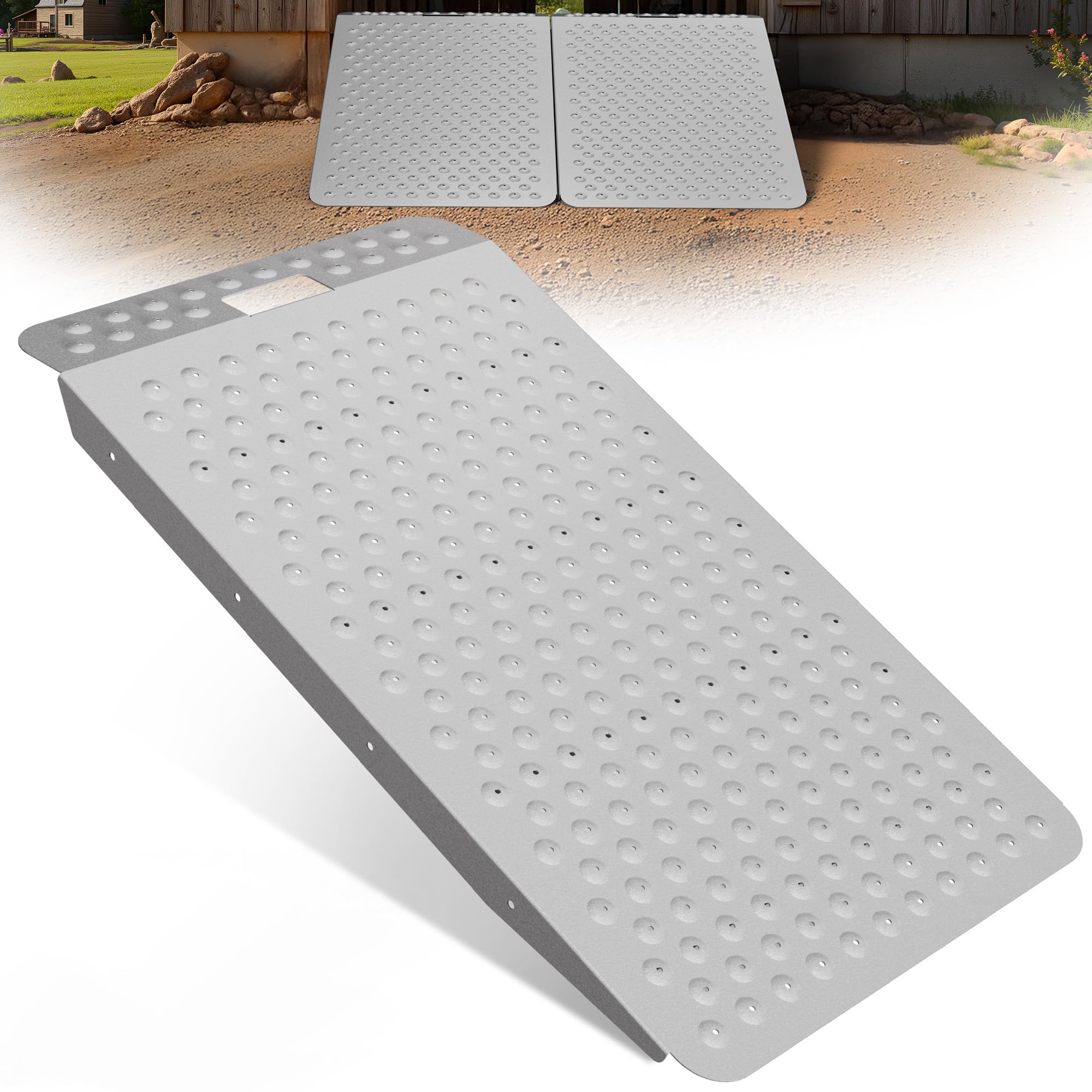VNN Shed Ramp - Load Mowers & ATVs -22