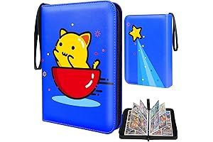 Professional 4-Pocket Trading Card Binder for Game Card Storage