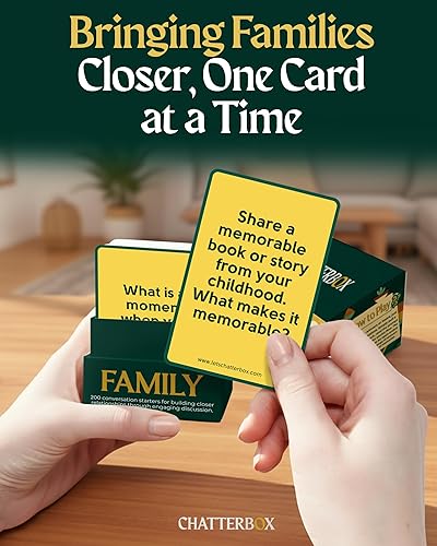 Miniatura 8 de Chatterbox Tarjetas de conversación para familias y padres, comparte historias de vida y conecta con la familia y juego para conocerte, perfectas