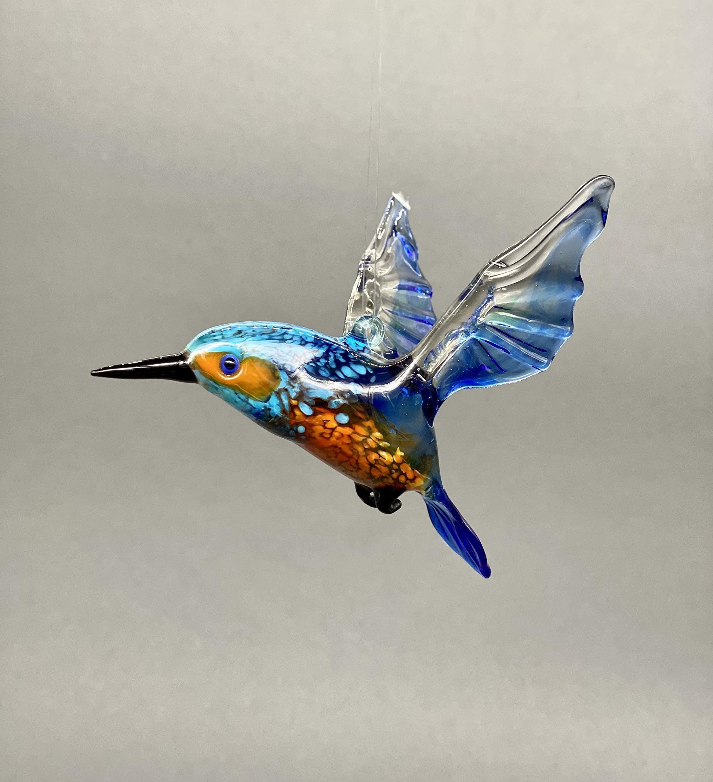 Eisvogel hängend, einzigartige Handarbeit