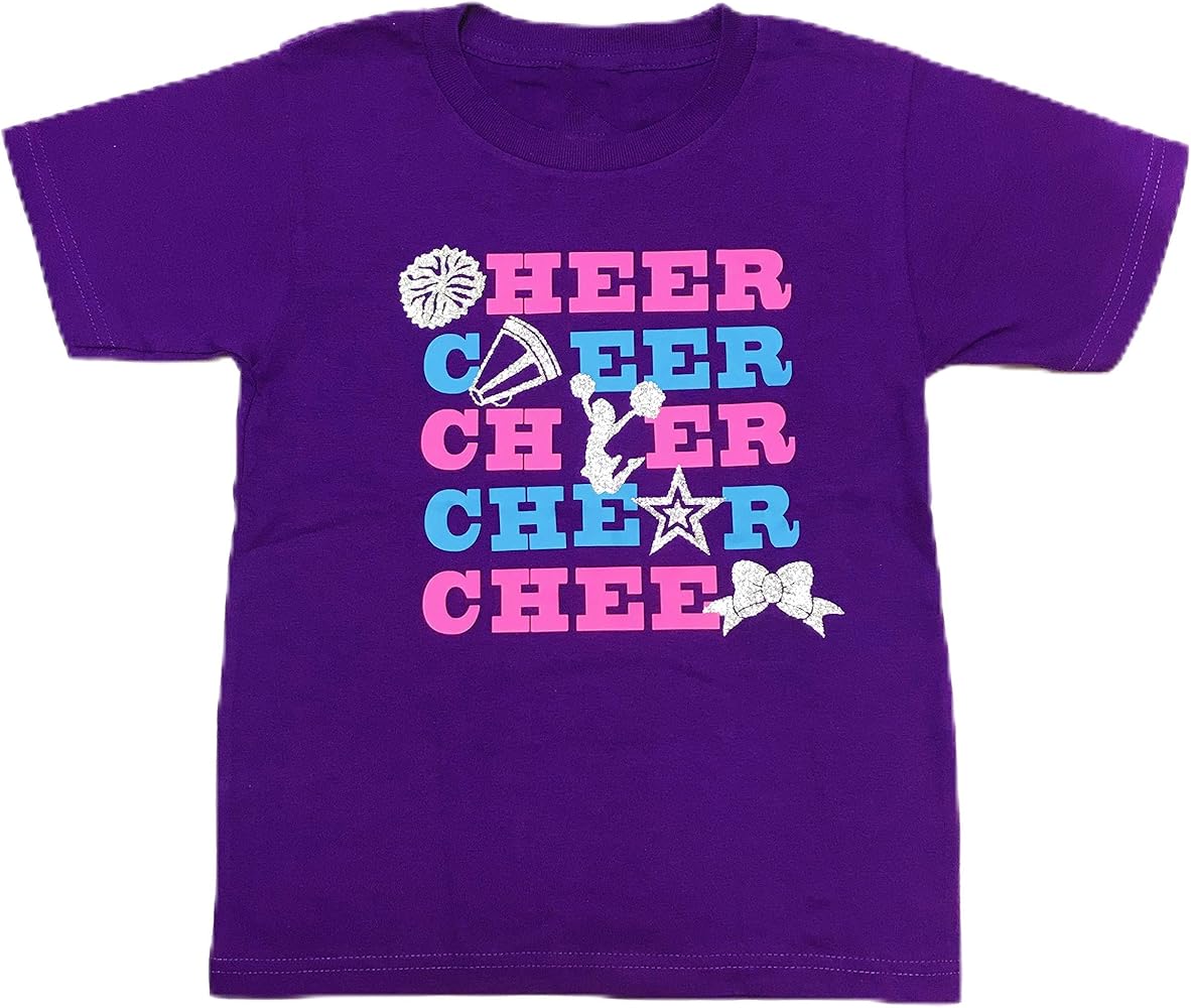 Amazon | 【チアラテ】子供＆大人Tシャツ《チア5》全11色 (S (男女
