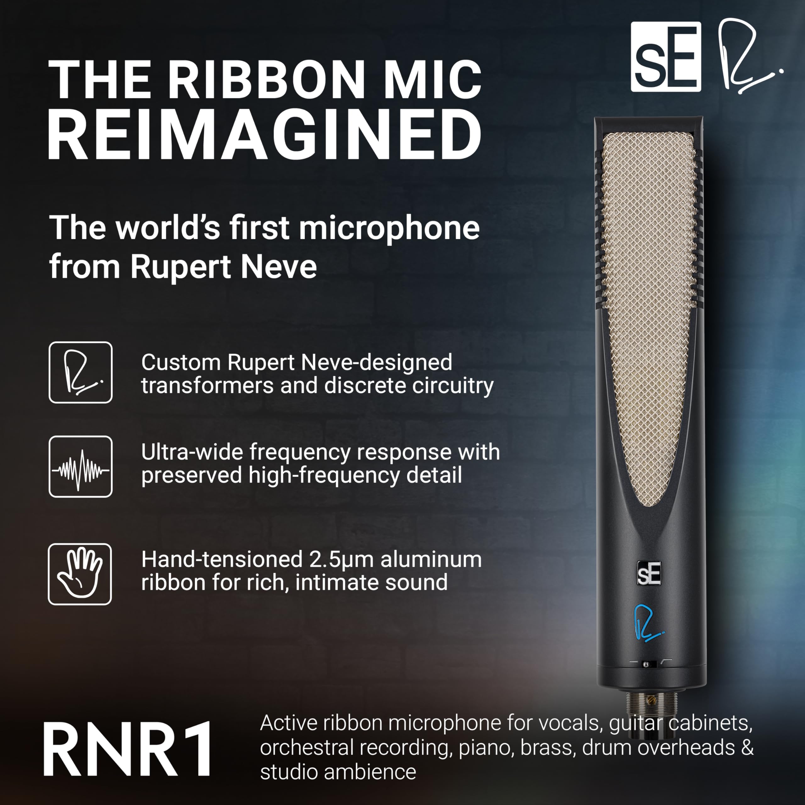Amazon.com: SE ELECTRONICS Rupert Neve RNR1 Active Ribbon