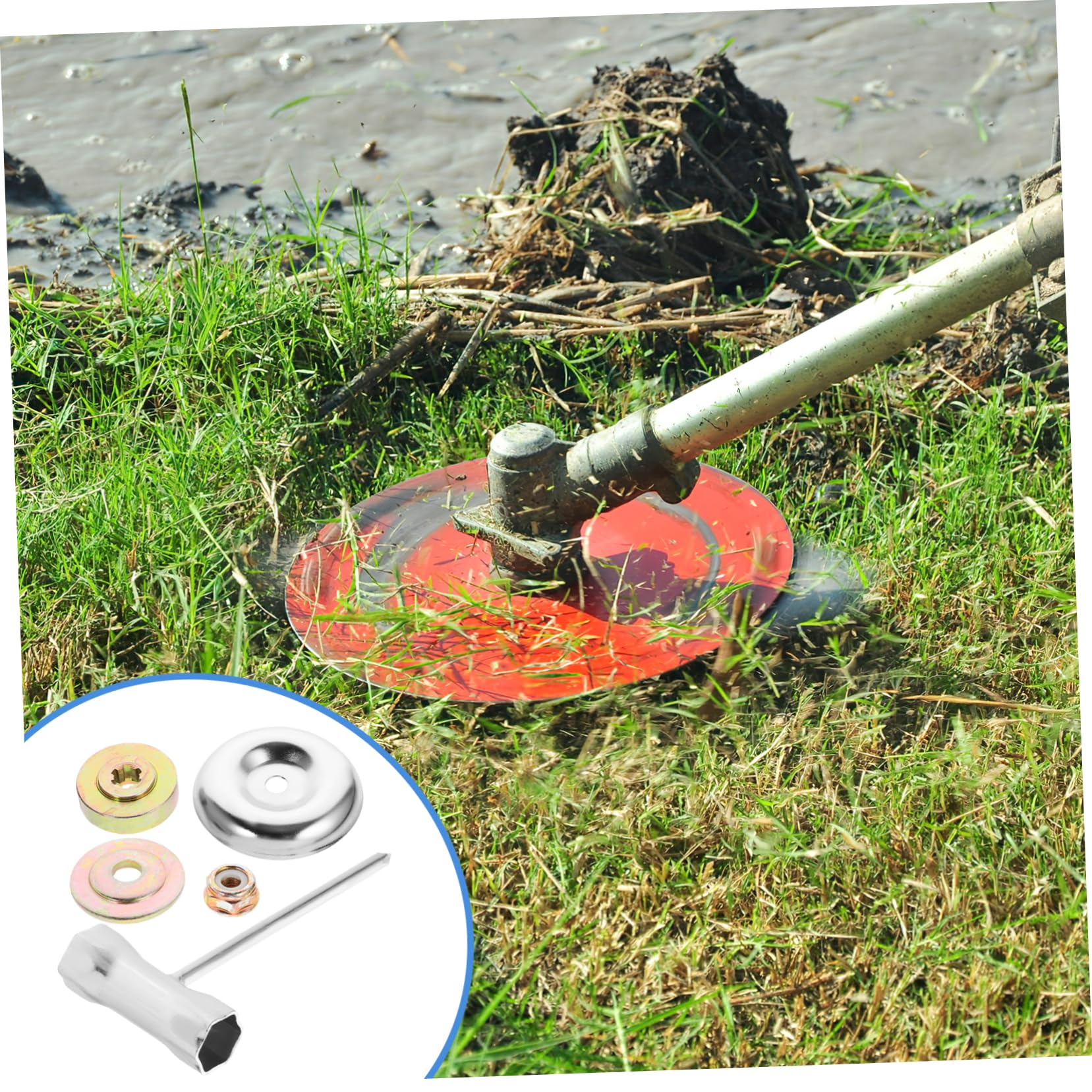 Toddmomy 5juegos De para Desbrozadoras y Cortacéspedes Discos De y Accesorios Versátiles para Jardinería y del Jardín