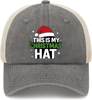 This is My Christmas Hat Trucker Hats Cycling Caps for Daughter