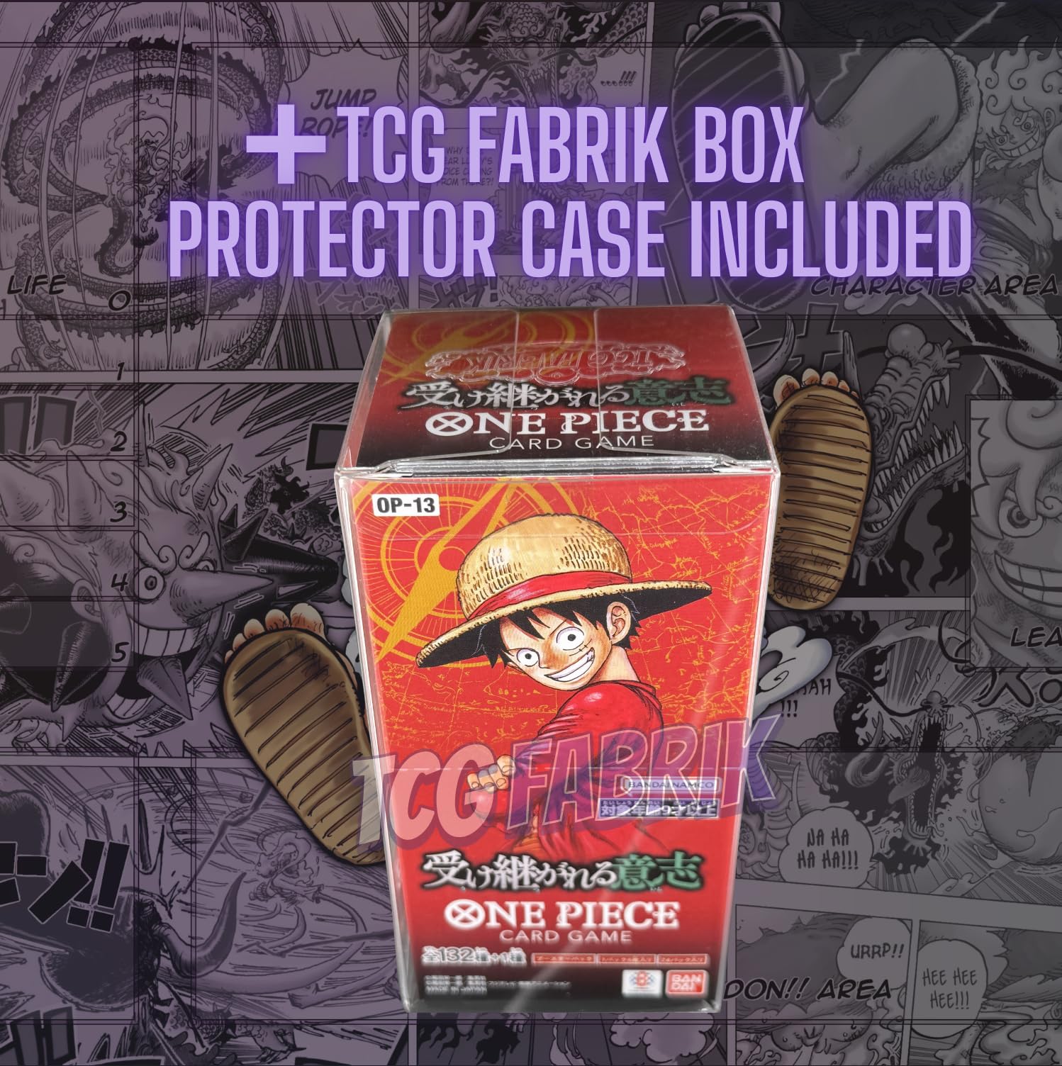 TCG Fabrik One Piece Original Giapponese Sigillato in Fabbrica Booster Box OP13 Carry On His Will Ereditato Will (24 Confezioni)