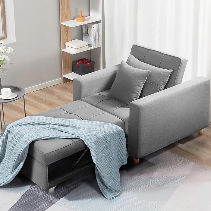 Buy SWHSE Convertible Chair Bed 4in1, Sleeper Chair Bed, Pull Out