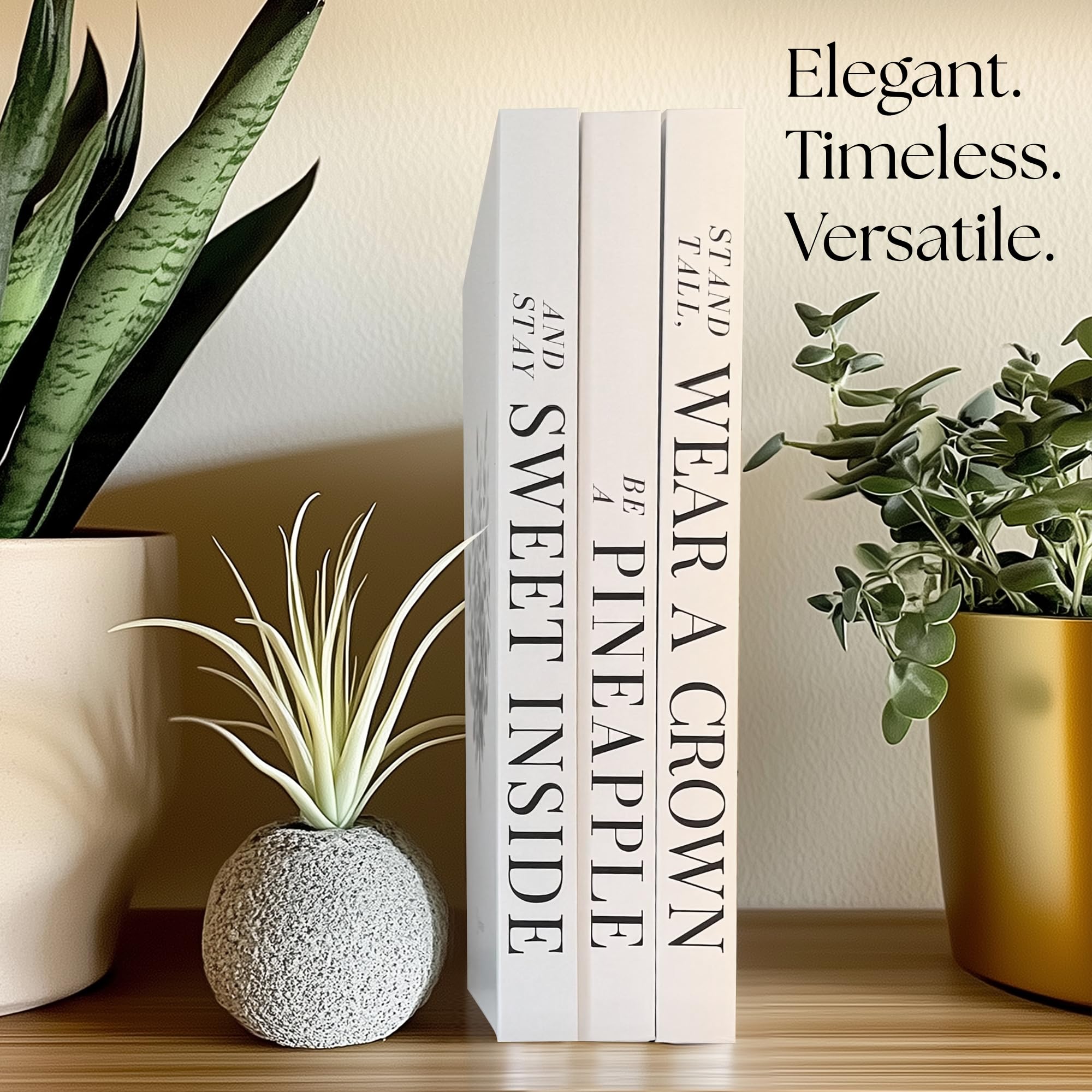 Dekorative Bücher für Wohnkultur, elegante künstlerische Einband von professionellem Maler, stilvolle Bücher für Couchtisch, Regal und Kommode, vielseitige Buchdekoration, echte Seiten für Tagebücher,