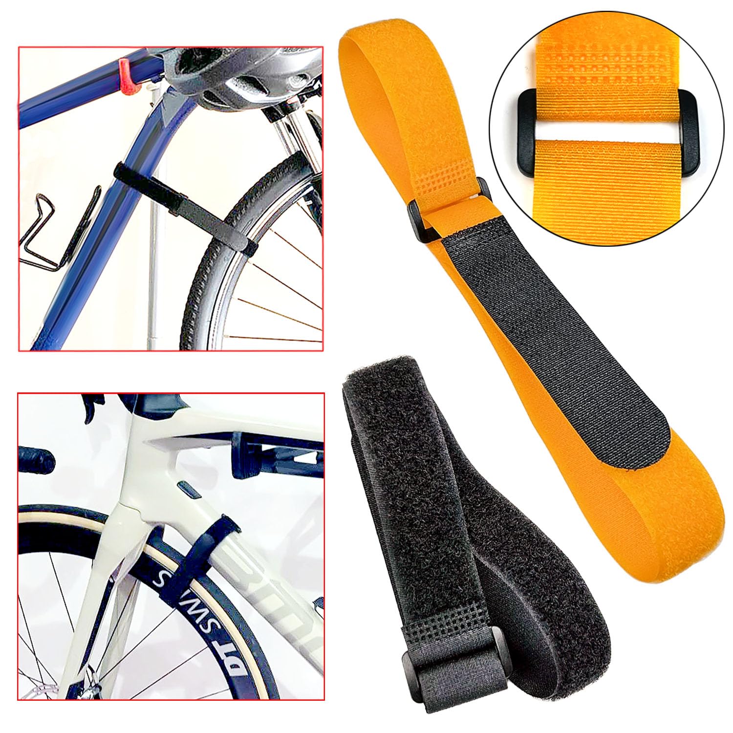 Amazon.co.jp: HZMM バイクラックストラップ 自転車ホイール