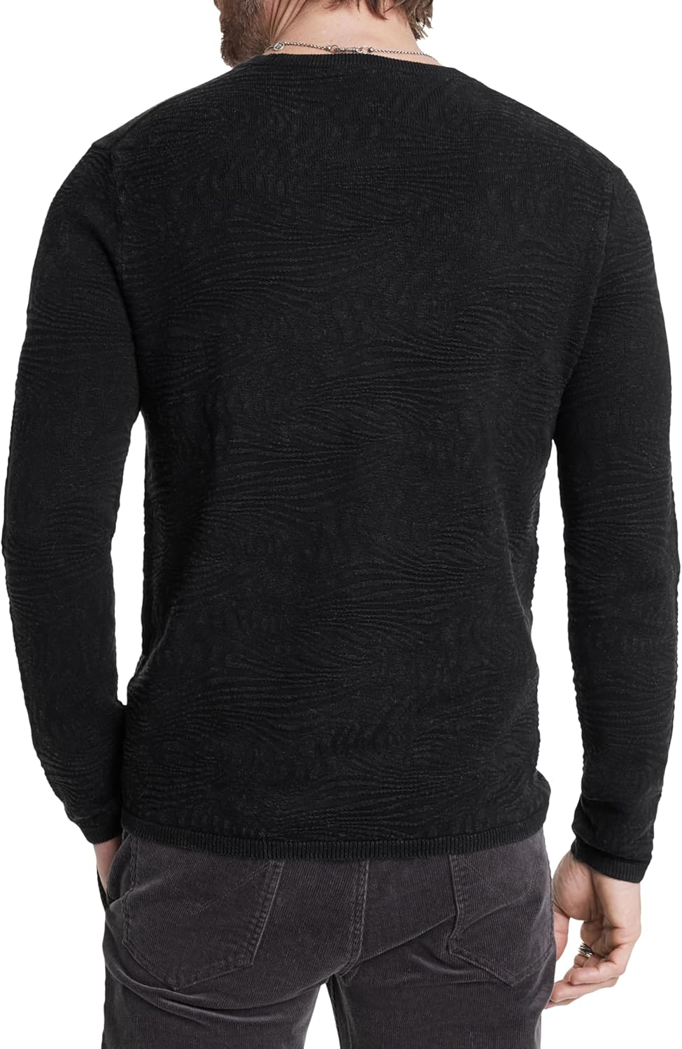 John Varvatos Mens Mercer Long Sleeve Crew - Image 5