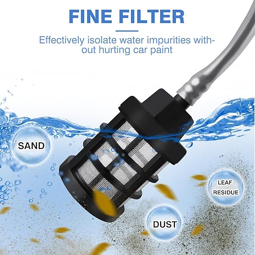Miniatura 4 de Limpiador a presión inalámbrico portátil de alta presión, lavado a chorro inalámbrico ligero de 21 V, lavadora de coche eléctrica con batería de 1.5