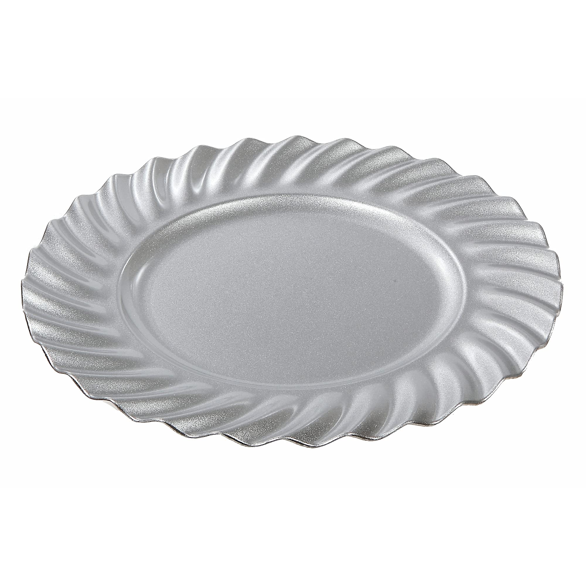 IH CASADECORCharger (Wavy) (Silver) (13") -Set of 6 Decorative-Plates