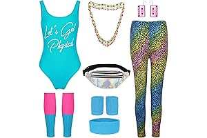 80s Workout Costume and Accessories Set