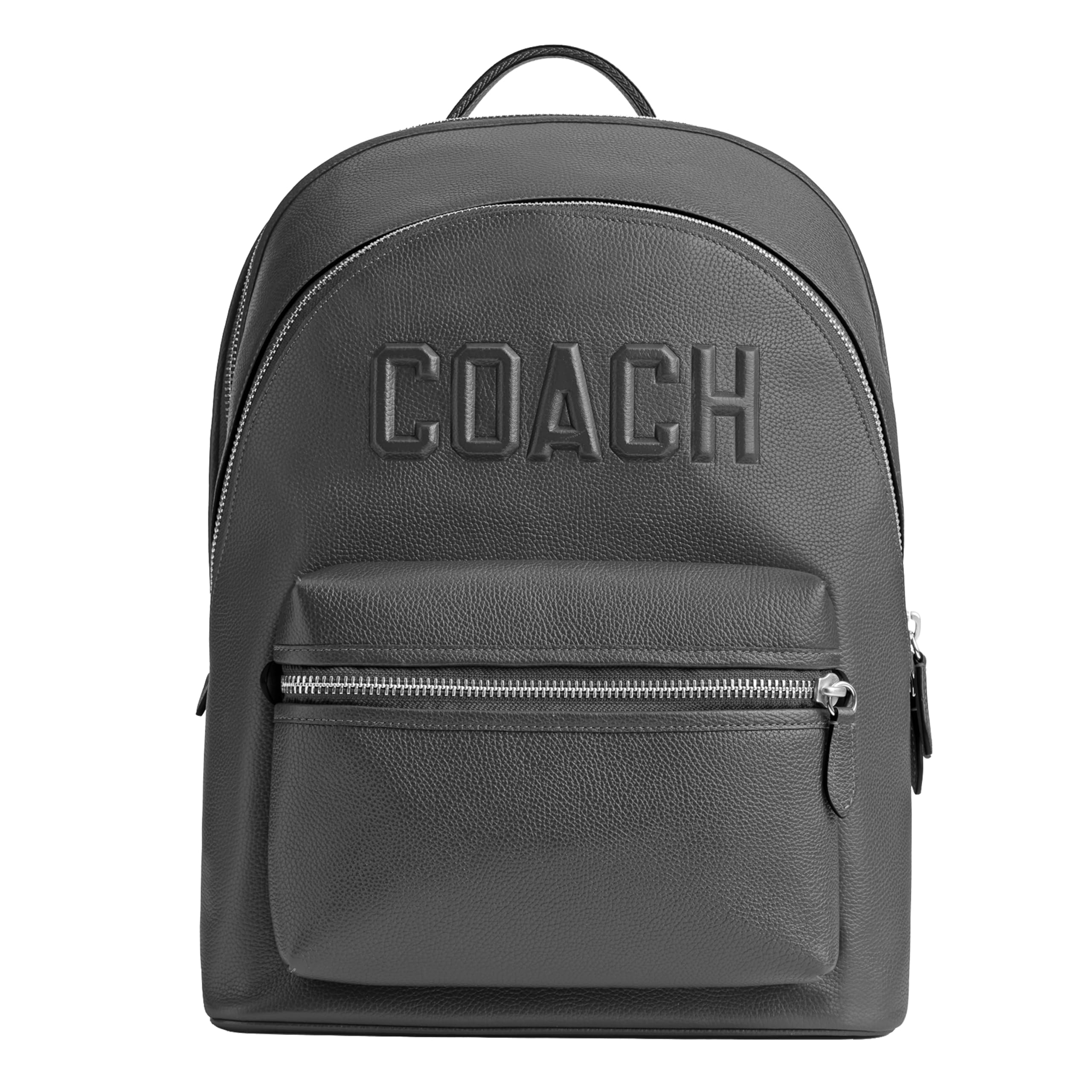 COACH Mens Charter Backpack Graphic Charcoal One Size