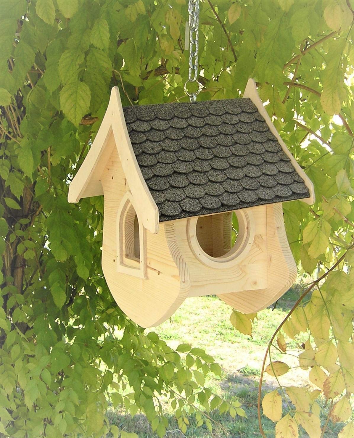 Vogelhaus Liselle Bausatz grau Manufaktur Martinshof Höhe ca.: 40,00 cm Breite ca.: 33,00 cm Tiefe ca.: 28,00 cm Vogelhaus, Futterhaus, Futterstation