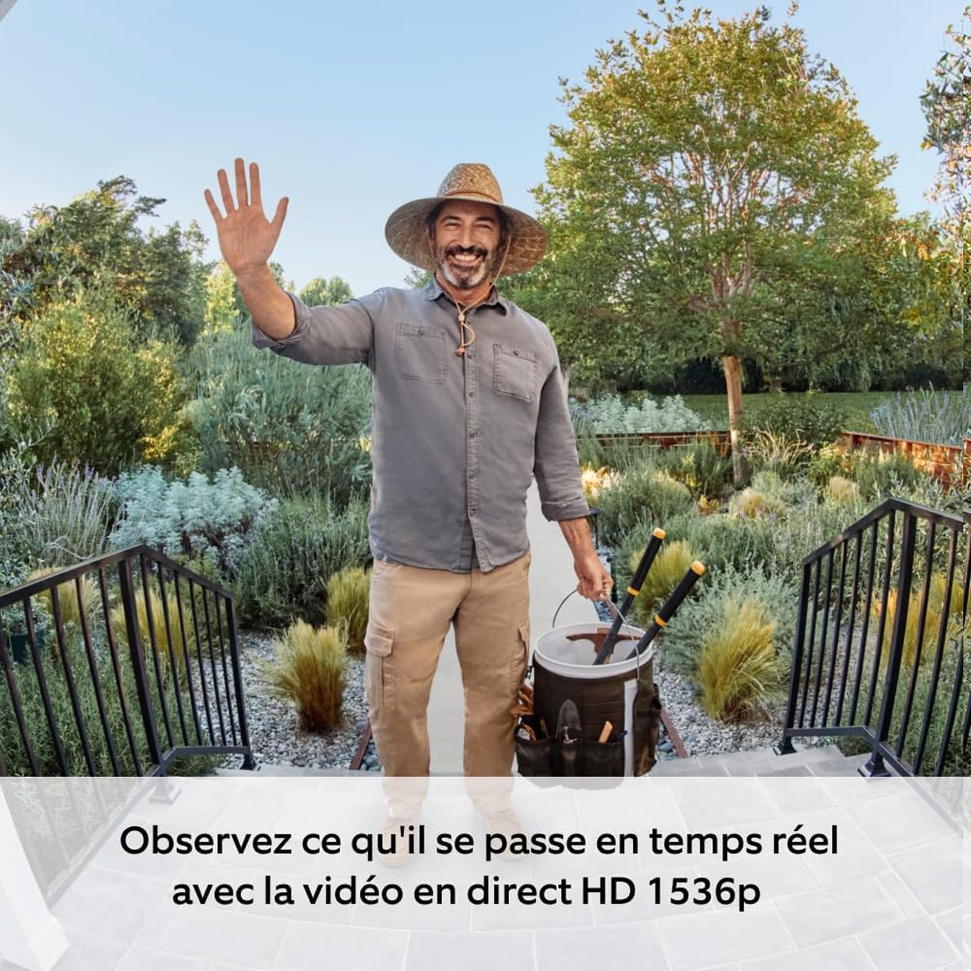 Ring Caméra intérieure Plus (dernière génération) avec Sonnette vidéo Plus sans fil | Caméra de surveillance sur secteur | Retinal 2K, zoom 4x | Essai gratuit de 30 jours à l'abonnement Ring Home
