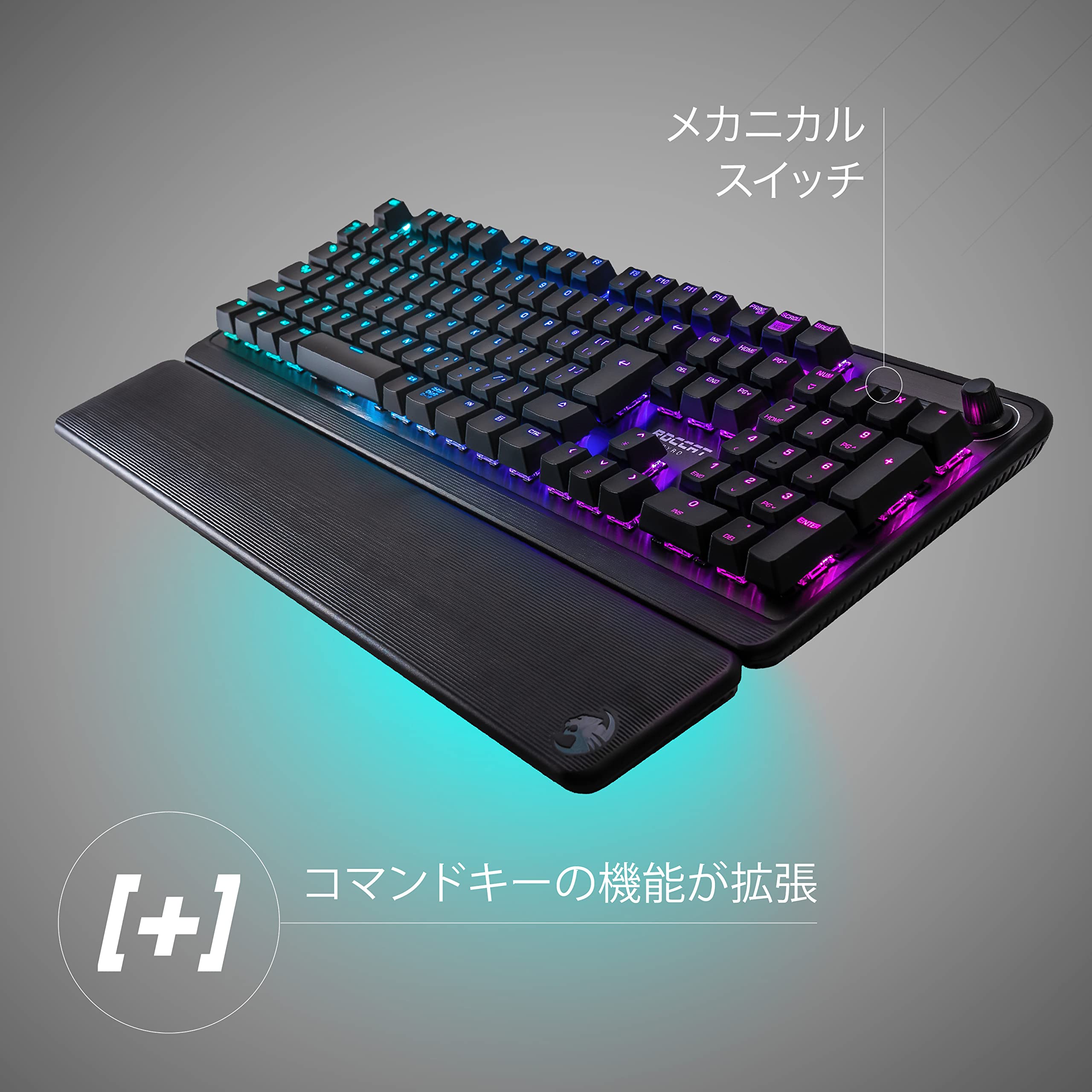 Amazon.co.jp: ROCCAT USB Pyro メカニカル RGB ゲーミングキーボード 