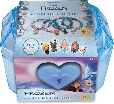 Coffret Bijoux – LISCIANIGIOCHI – LA REINE DES NEIGES – Coffret avec serrure, perles et breloques