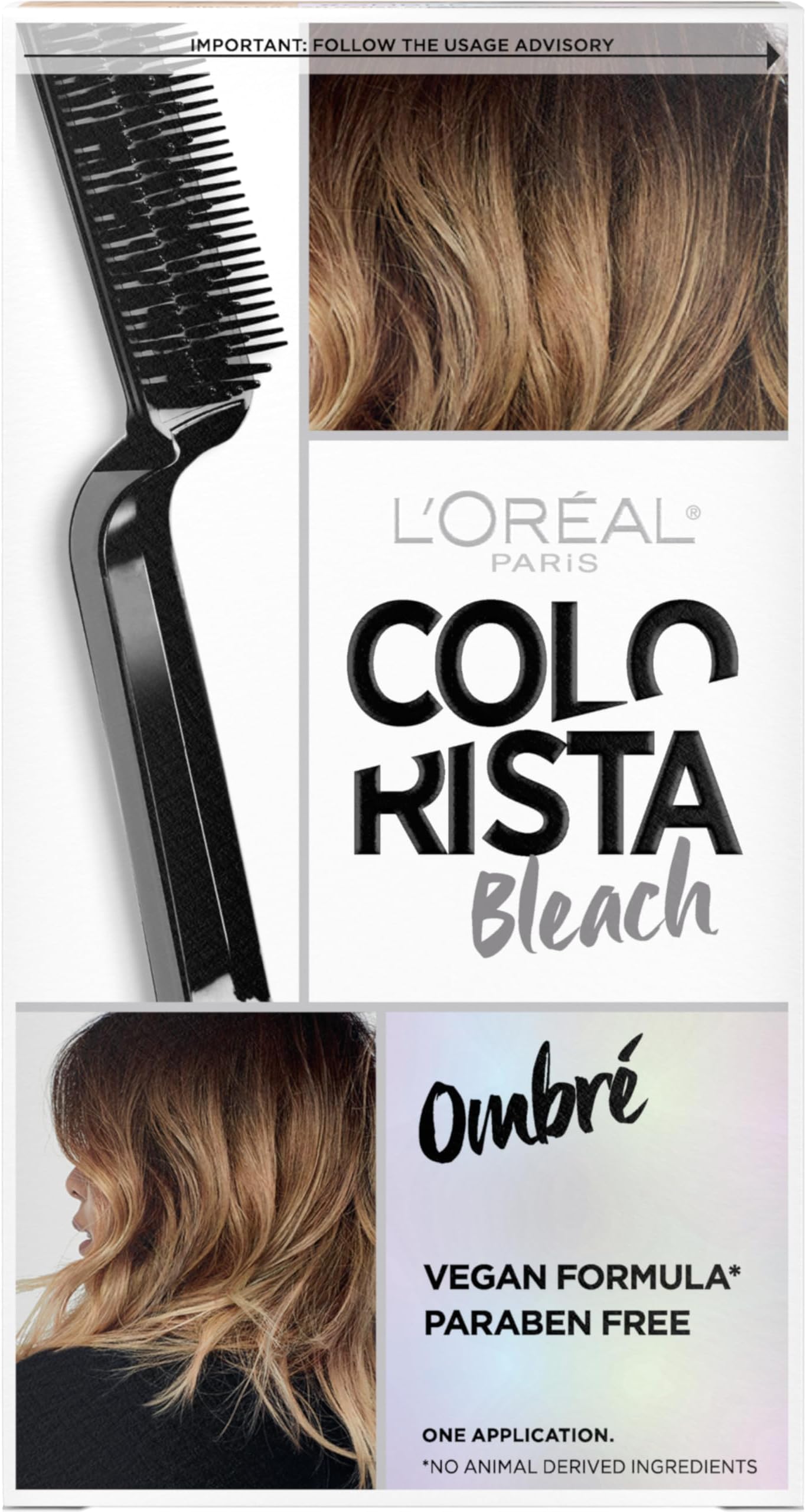 L’Oreal Paris Colorista Hair Bleach, Ombre Hair Color Kit, 1 Hair Bleach Kit
