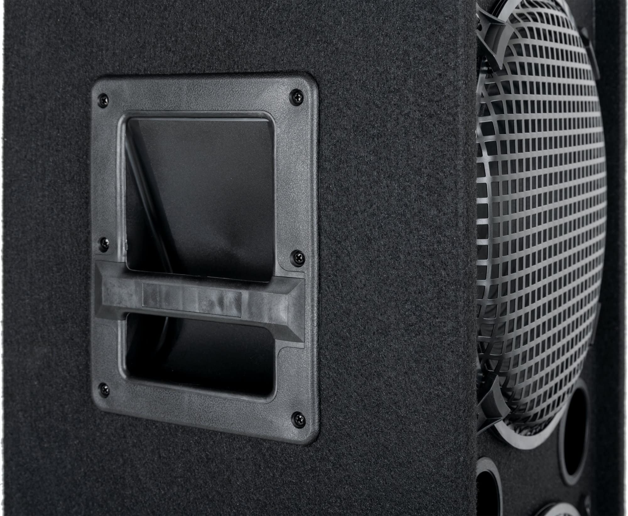 McGrey Paar DJ-2222 2-Etagen DJ PA Lautsprecher Box 2X 30cm (12“) Subwoofer 2000W (Passiv, 2-Wege System, Holzgehäuse)