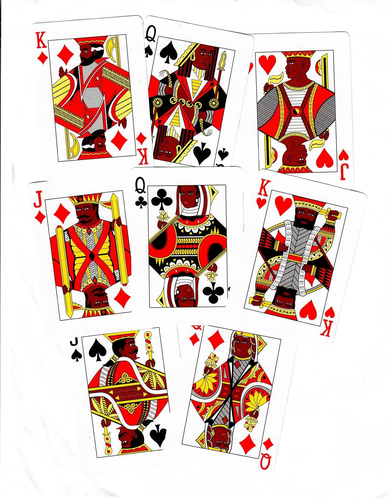 Amazon.com: Afrocentric Playing Cards Blacks Factor, Poker-Sized
