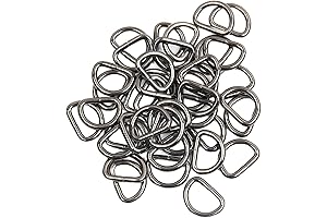 50-Piece 3/4 Inch D-Ring: The Ultimate Enhancement for Sewing Projects