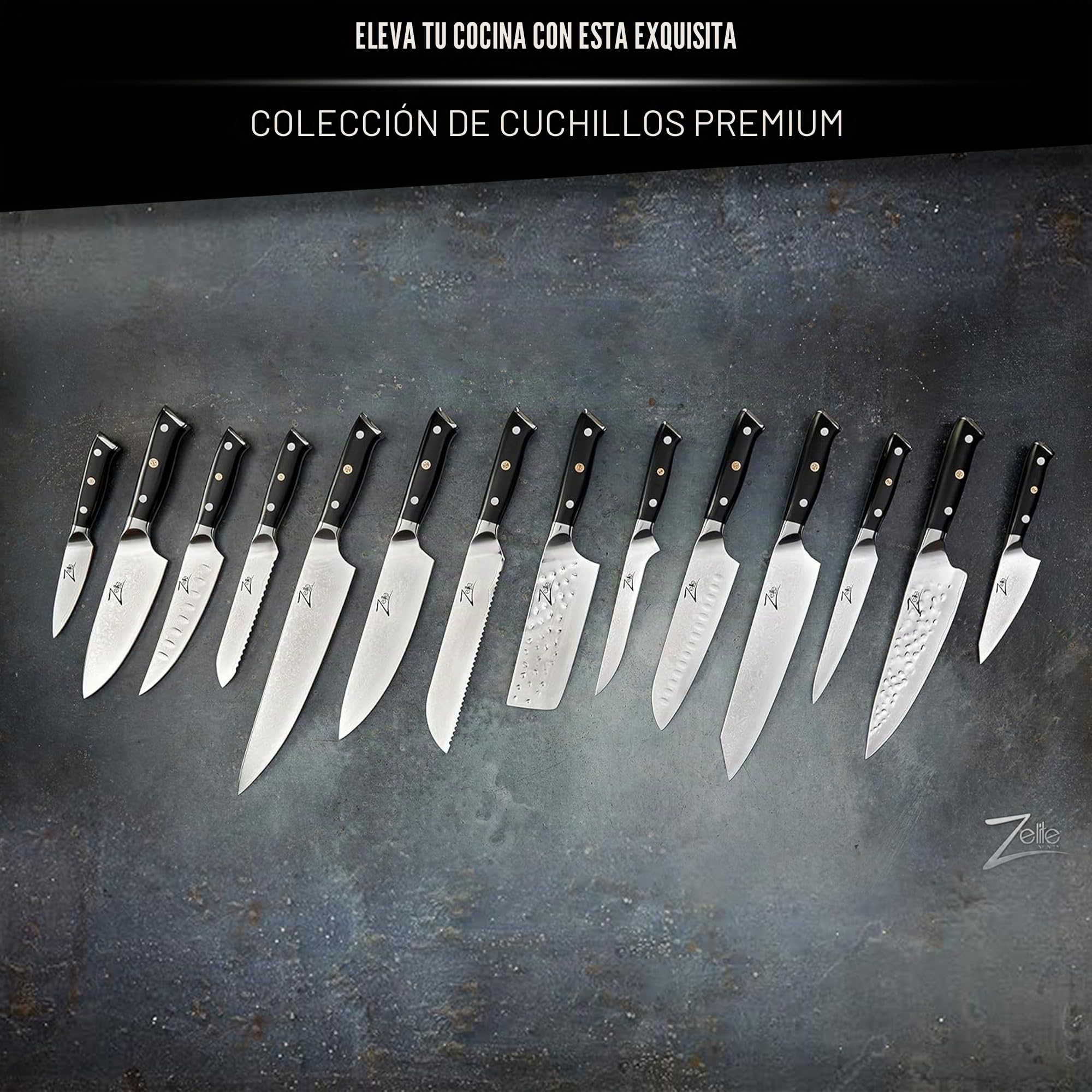 Cuchillos Cocina Multiusos de 15 cm- Utensilios Cocina Serie Alpha-Royal, Acero de Damasco Japonés AUS-10 de 67 Capas - Afilado de Navaja, Excelente Consistencia de Corte
