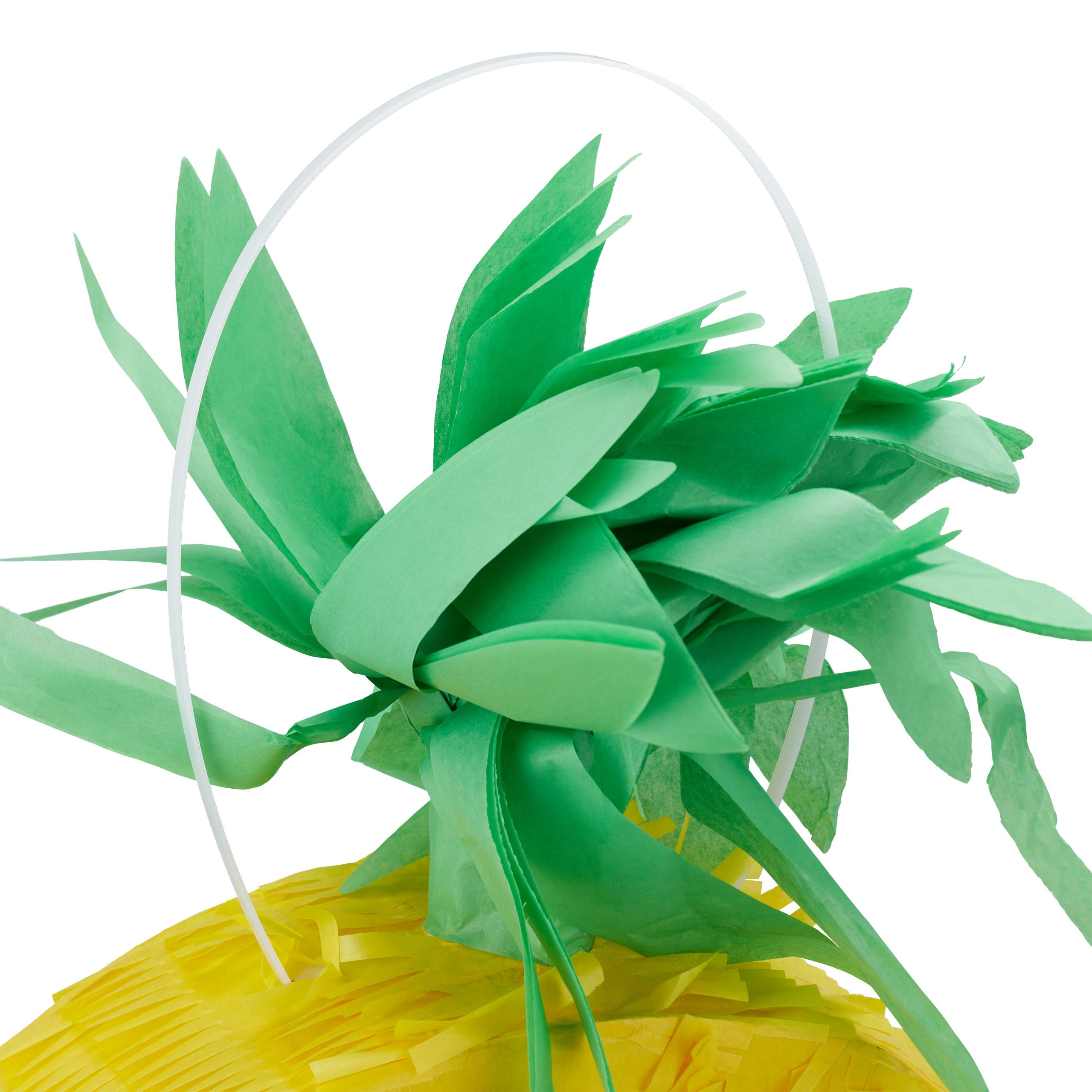 Relaxdays Pignatta a Forma di Ananas, da Appendere, per Bambini e Adulti, da Riempire, HxLxP: 59 x 32 x 9 cm, Giallo
