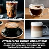Ninja Machine à café Luxe Essential 2-en-1, Latte, Cappuccino et Espresso avec broyeur à grains et mousseur à lait intégrés, facile à utiliser, 2 préréglages mousse, argent, ES501EU - 6