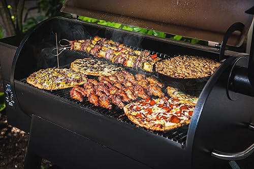 Miniatura 4 de Traeger Grills Pro 34 Electric Wood Pellet Grill and Smoker, Bronze, 884 Square Inches Cook Area, 450 Degree Max Temperature, Meat Probe, 6 in 1 BBQ