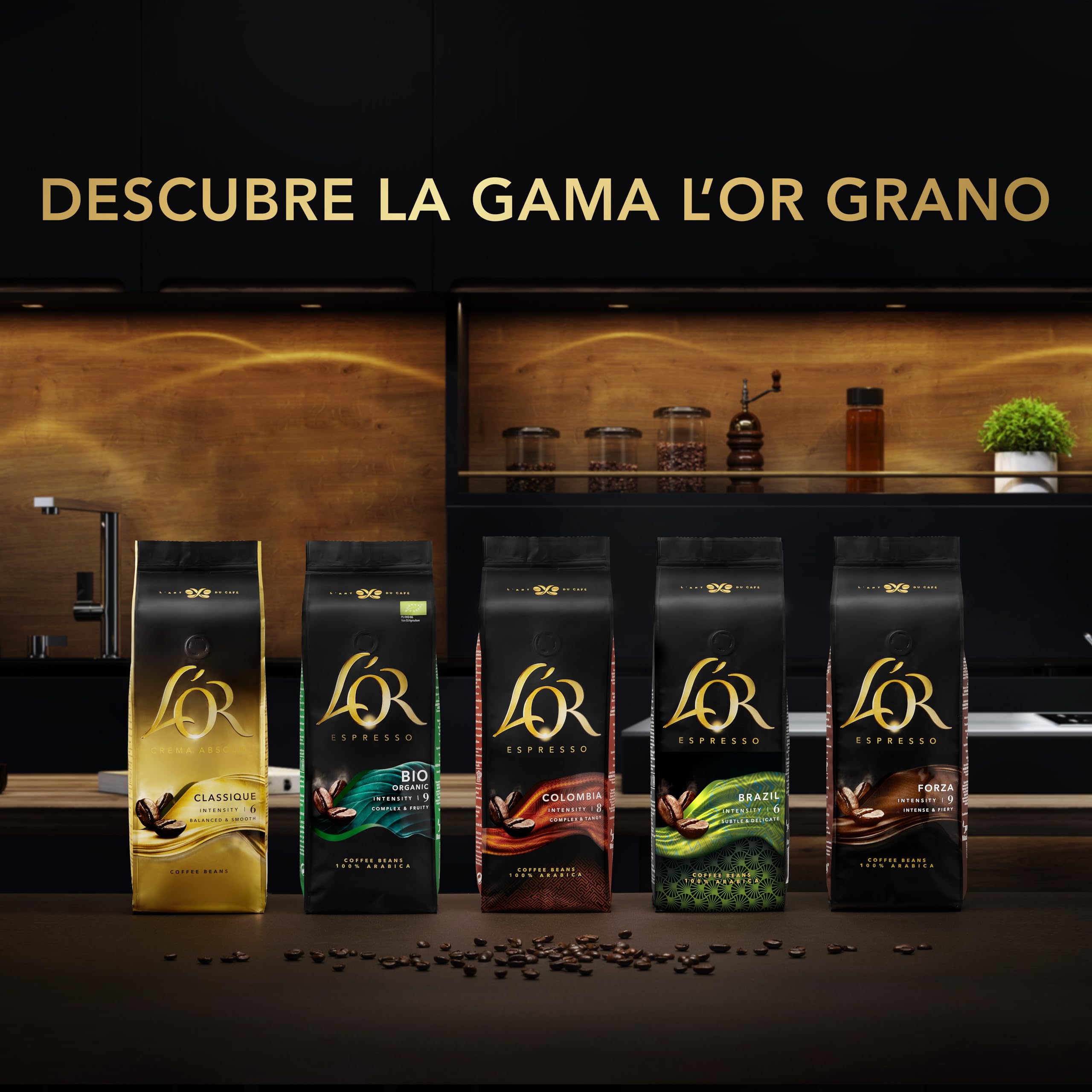 L'OR Espresso Classique Café en Grano Natural Intensidad 6 500g