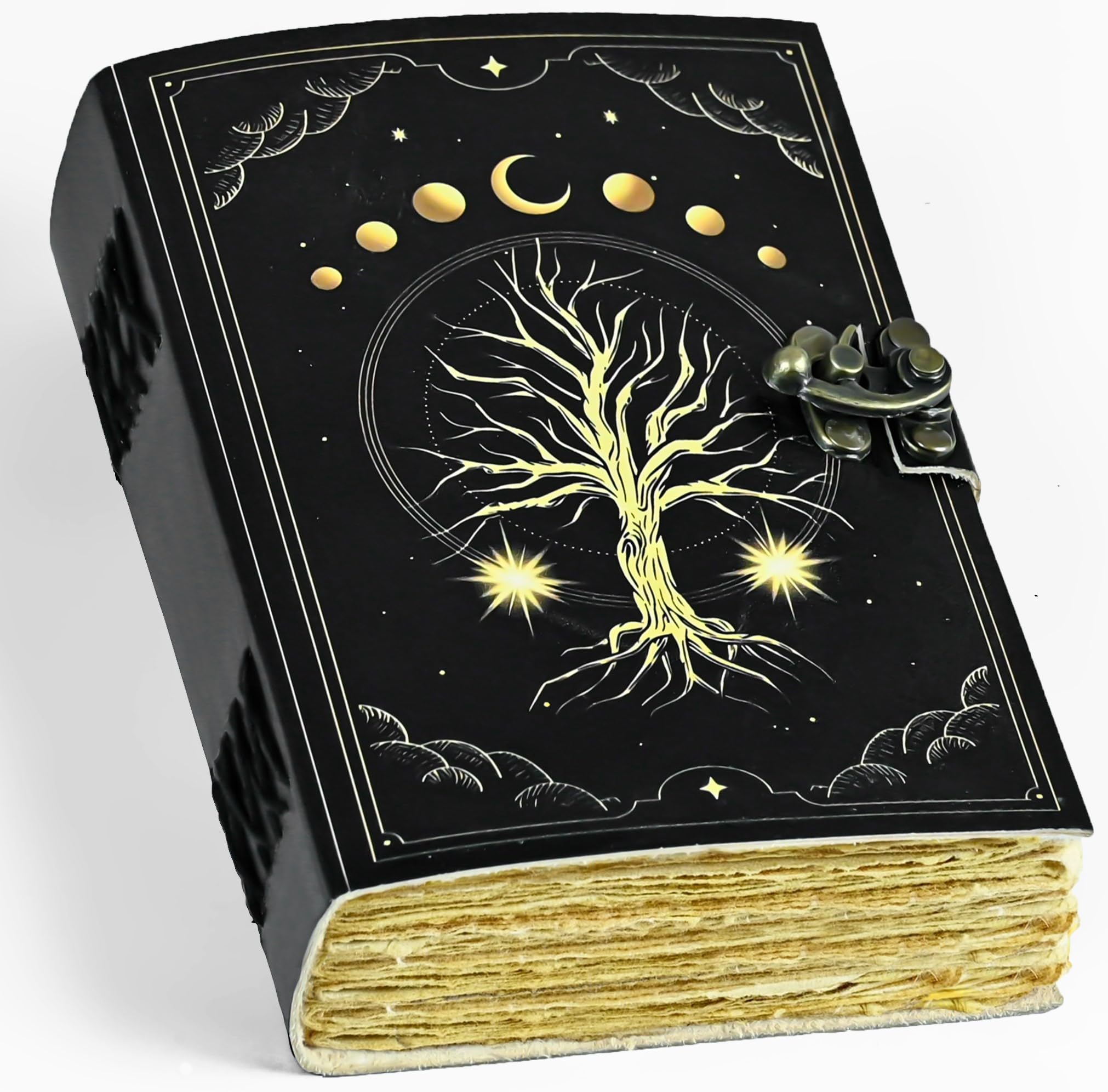 Grimoire Arbre de vie en cuir vierge, le cadeau rétro idéal