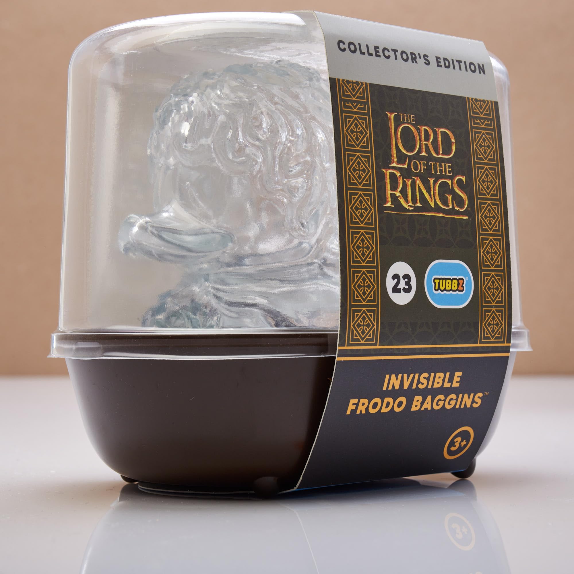 TUBBZ Edizione Collezione: Il Signore degli Anelli – Esclusiva Amazon Frodo Baggins Trasparente Papera Cosplay in Vinile – Collezionabile Ufficiale LOTR