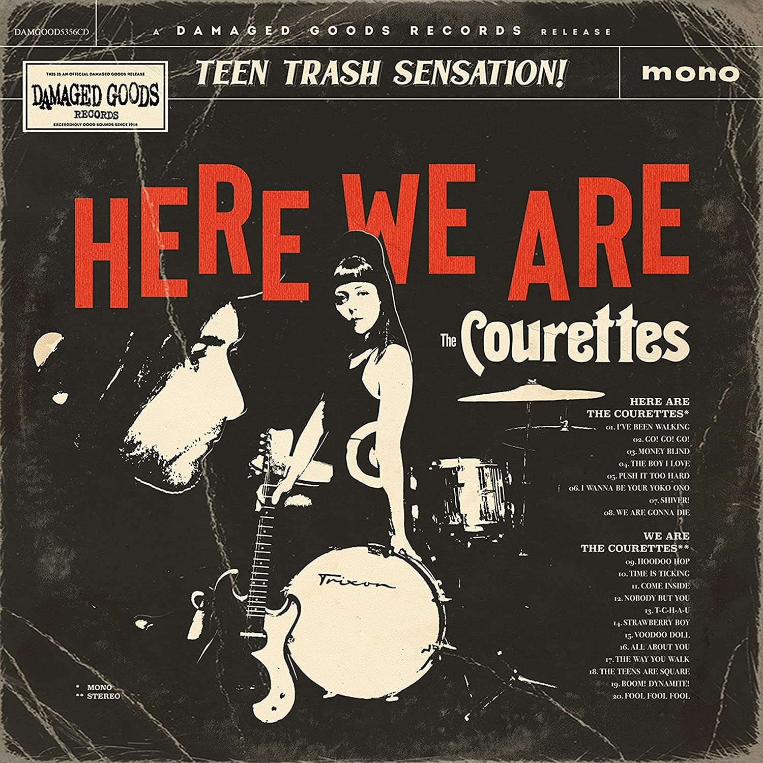 The Courettes - Here We Are the Courettes (CD) Album **NEW/SHRINKWRAPPED**