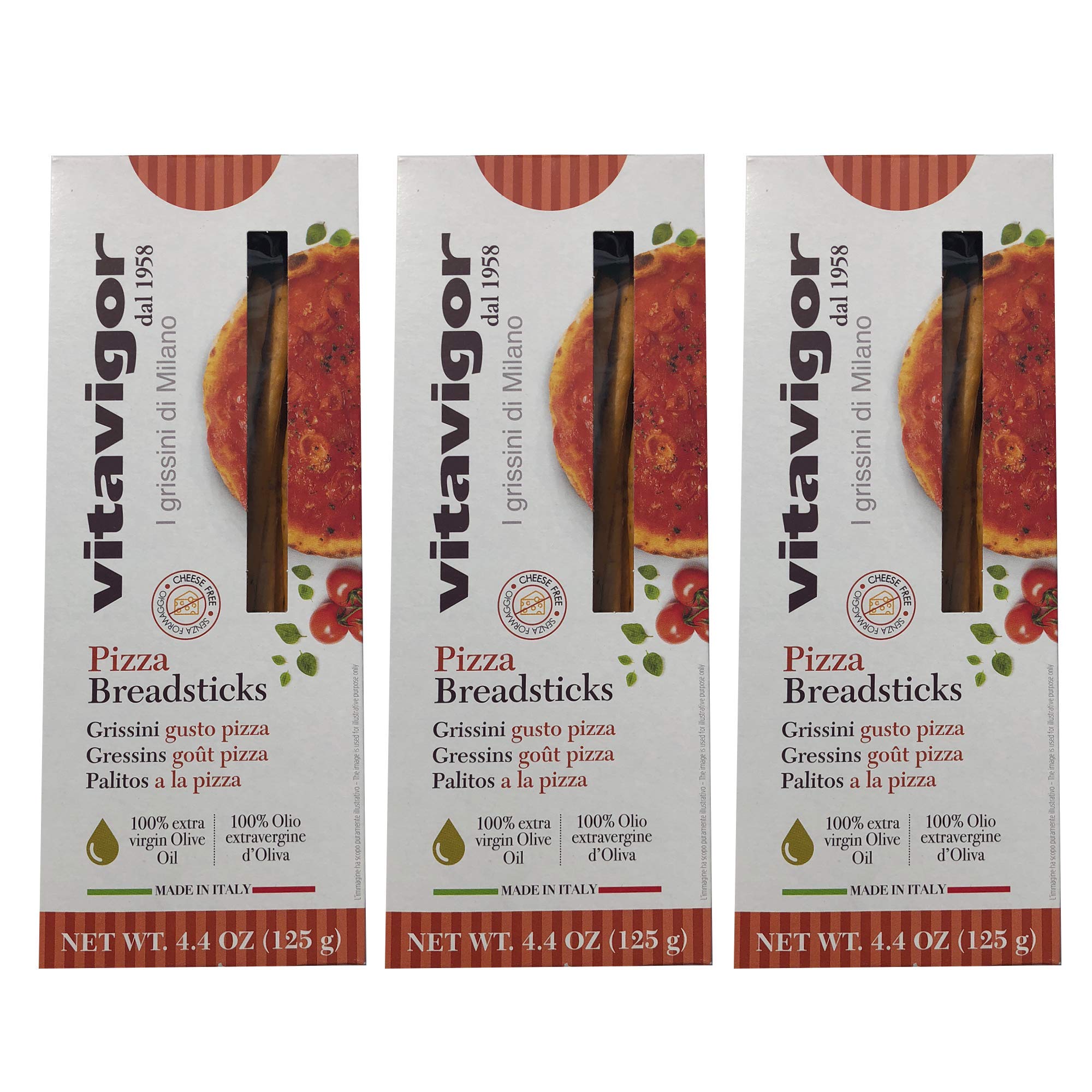 DeLallo Grissini Breadsticks 4.4 oz (Pack of 3)