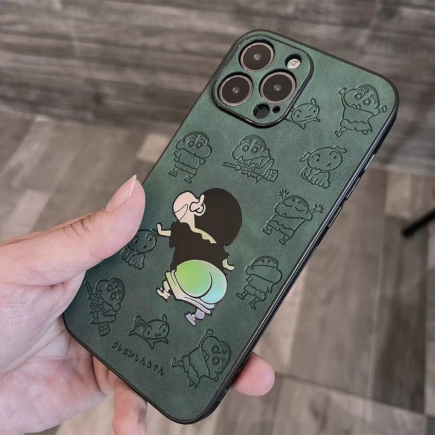 しんのすけ。 並行輸入品】 Crayon Shin-chan Figure Hard ケース iPhone 16e