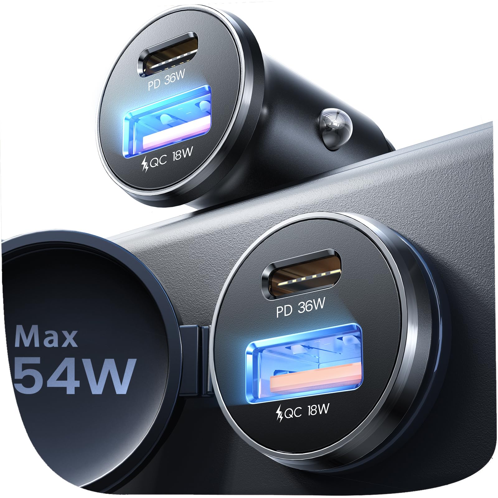 Amazon.co.jp: LISEN しがーソケット usb シガーソケット usb-c【業界