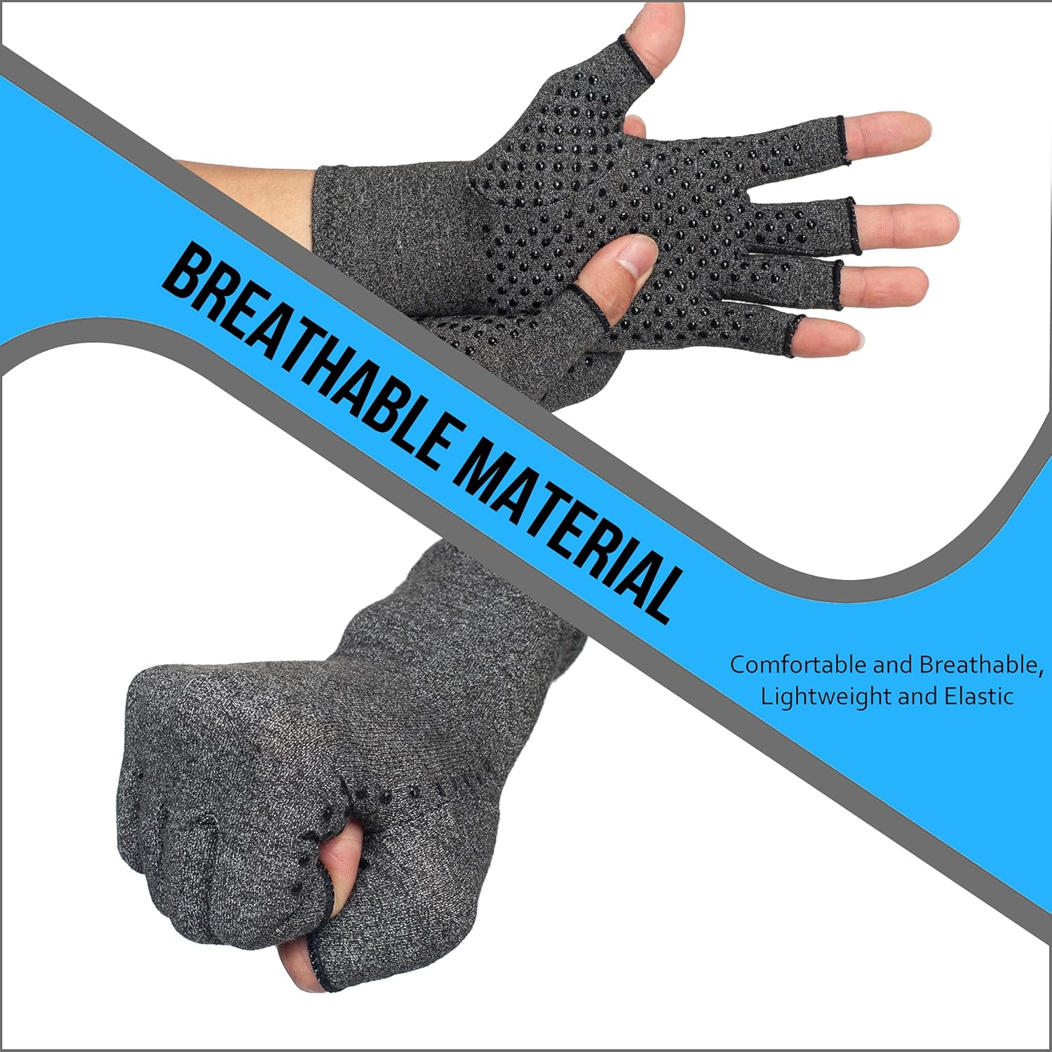 360 RELIEF Medical Compression Gloves Support for Arthritis and