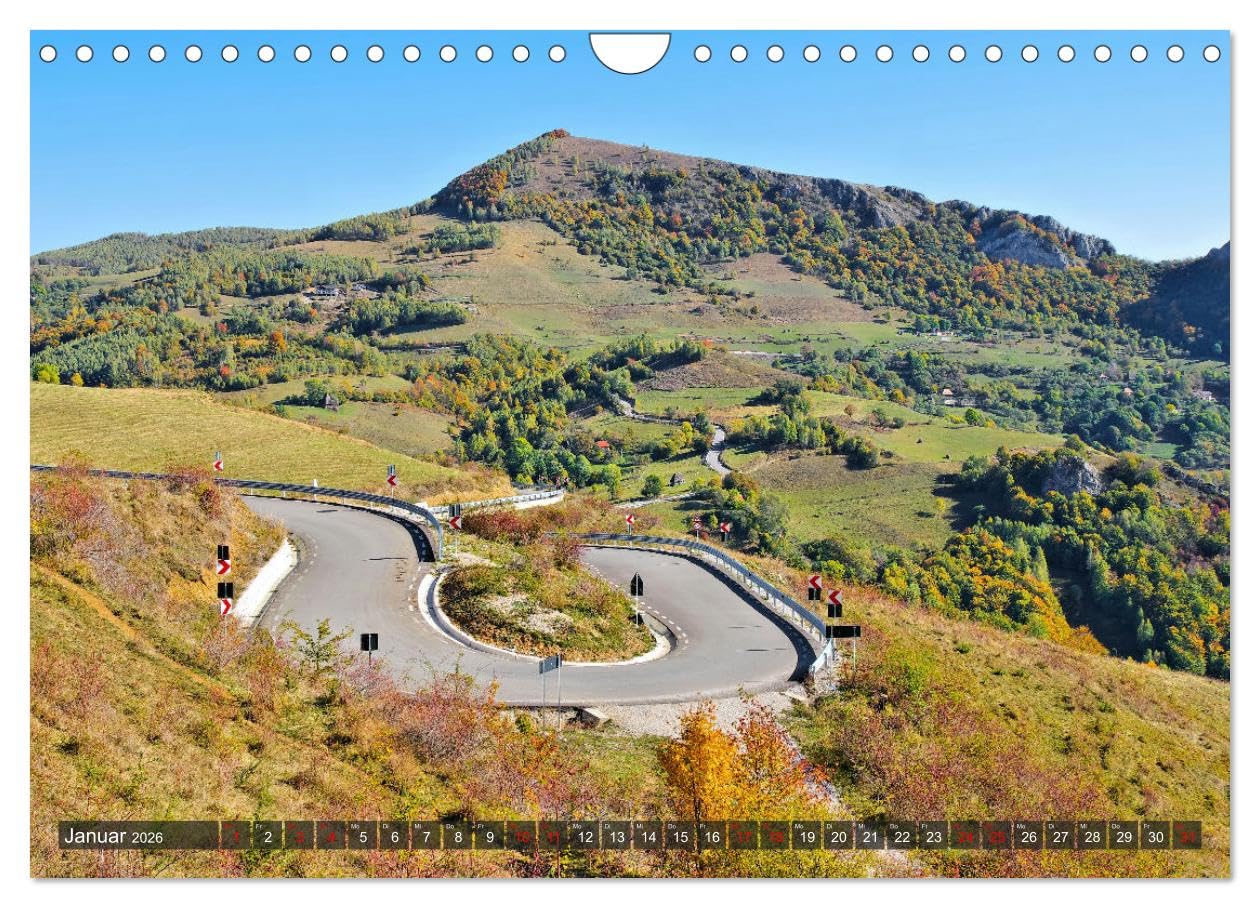 TransApuseni - Schönste Panoramastraße in Siebenbürgen (Wandkalender 2026 DIN A4 quer), CALVENDO Monatskalender: Landschaftliche Schönheit in den rumänischen Bergen