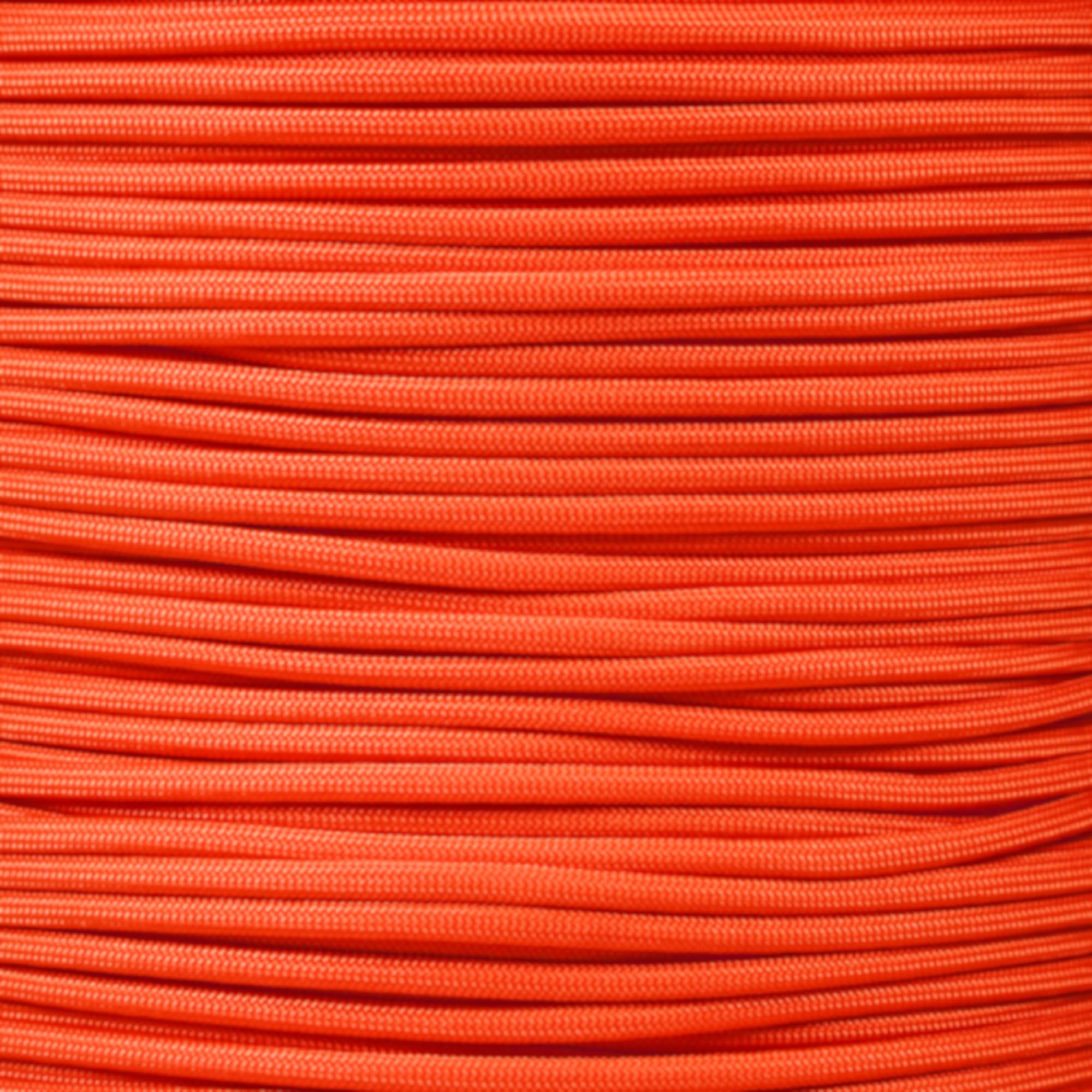 PARACORD PLANET Starke Type IV 750 LB Zugfestigkeit 11 Strand Core Paracord Spulen (250 "& 1000 'Größe Optionen), Neon-Orange, 1000' Spool