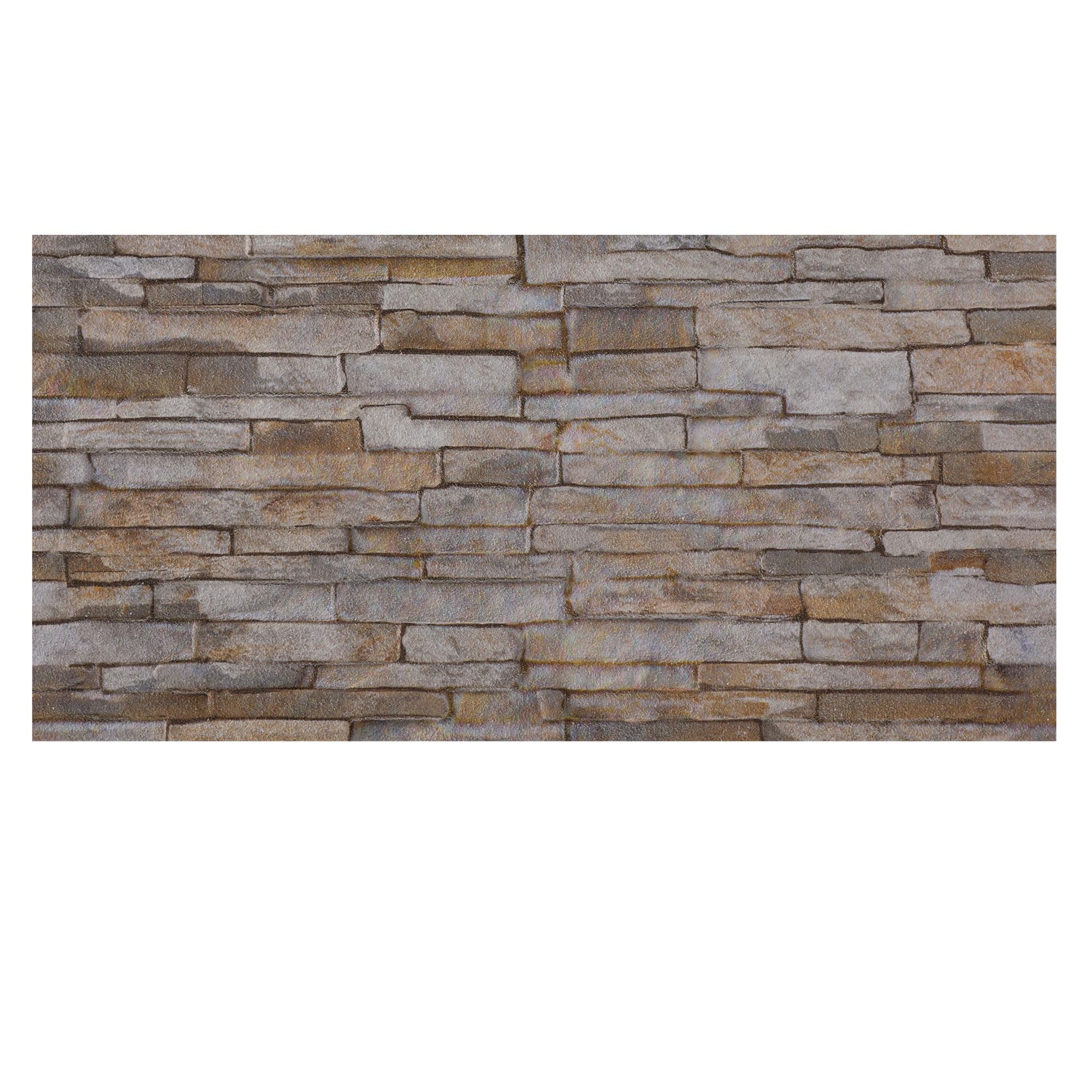 K&B Panels 3D Wall Panel, Slate Effect Styrofoam Wall Panelling Kit, Lightweight,Easy to Install, Dual Insulation to Reduce Acoustic Noise, Indoor & Outdoor (Slate Natural Cream) (1 Panel)