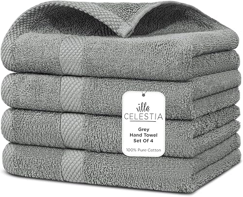 Miniatura 81 de Juego de 12 paños de lavado de 100 % algodón peinado para rostro y cuerpo (12 x 12 pulgadas), sostenibles, suaves, muy absorbentes, para hotel, spa