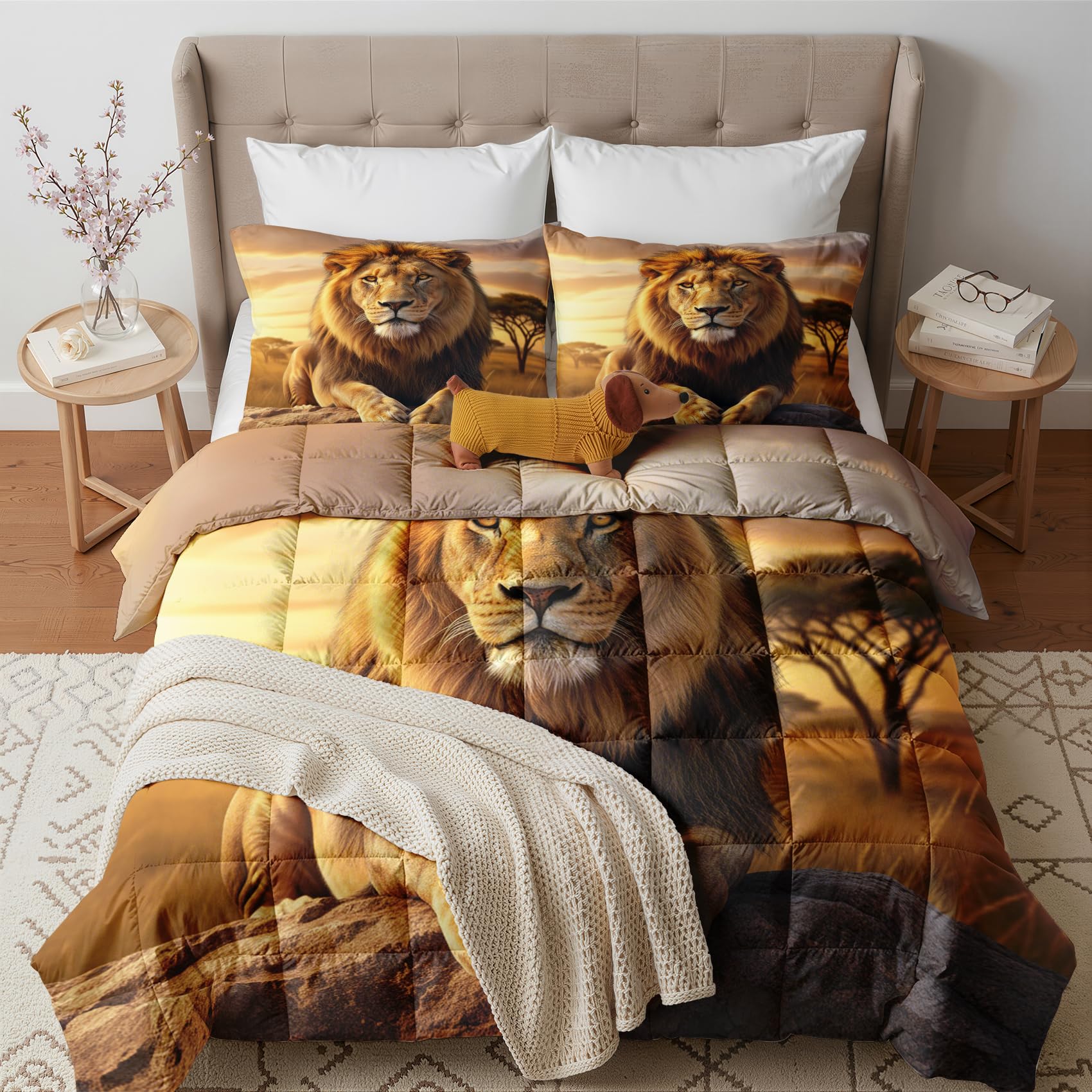 GEDAEUBA Lion Duvet Double 10.5 Tog