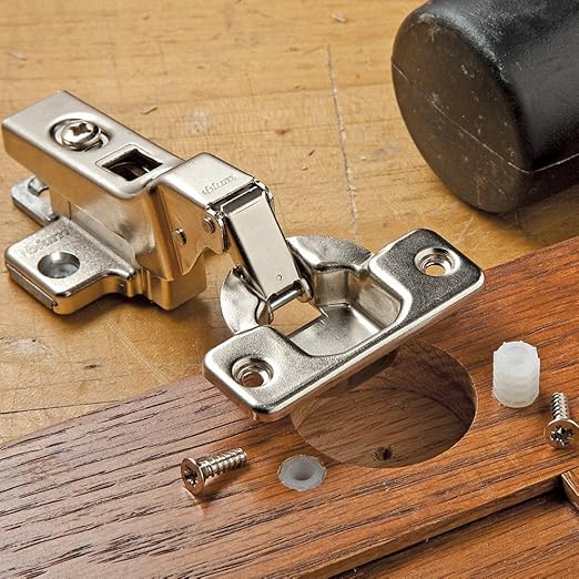 Plastic Hinge Dowels and Screws, 8 Pack D=8mm or 10mm for Hinges